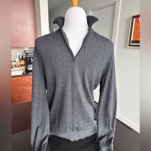 Express Heather Grey Merino Wool Sweater Medium | Great Condition